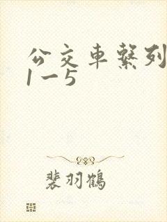 公交车系列合集1一5