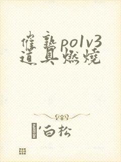 催熟po1v3道具燃烧