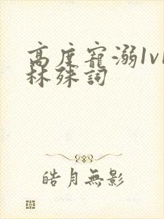 高度宠溺1v1林殊词