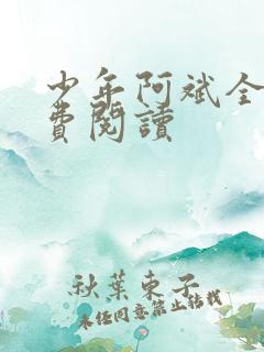 少年阿斌全文免费阅读