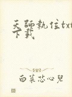 天师执位txt下载