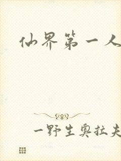 仙界第一人