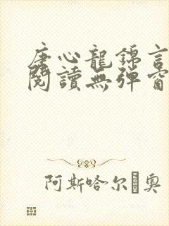 唐心龙锦言免费阅读无弹窗
