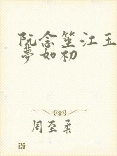 阮念笙江玉楼回梦如初