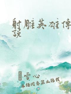 射雕英雄传 小说