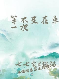 等不及在车里做一次