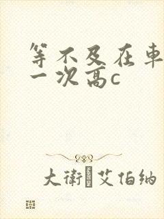 等不及在车里做一次高c