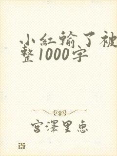 小红输了被小明整1000字