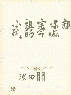 小祖宗你想要了我的命嘛