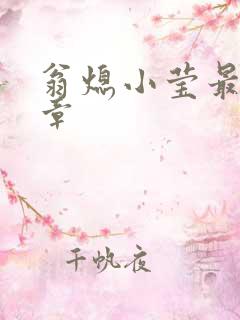 翁熄小莹最新节章