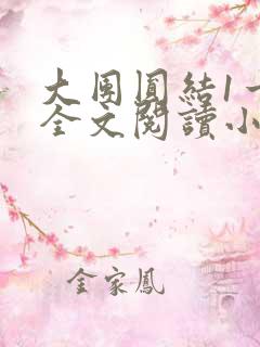 大团圆结1一6全文阅读小说