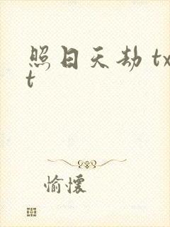 照日天劫 txt