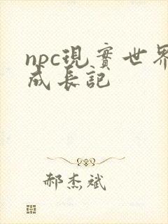 npc现实世界成长记