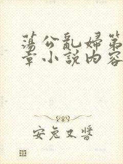 荡公乱妇第51章小说内容