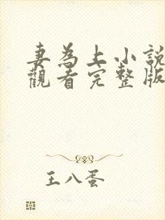 妻为上小说免费观看完整版笔趣阁