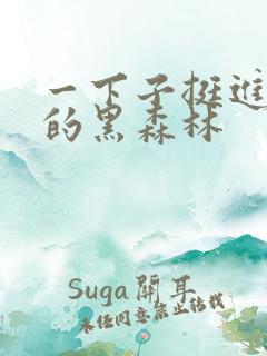 一下子挺进浓密的黑森林