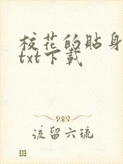 校花的贴身保镖txt下载