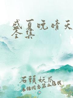 盛夏晚晴天小说全集