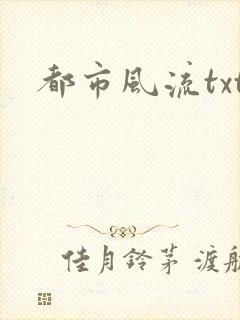 都市风流txt