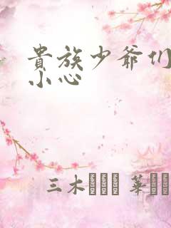 贵族少爷们 请小心