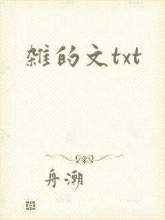杂的文txt