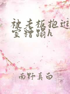 被老板抱进办公室糟蹋h