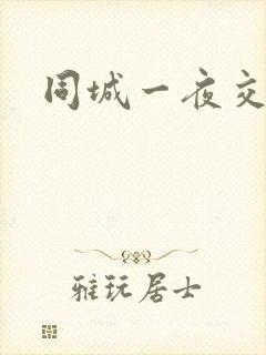 同城一夜交友