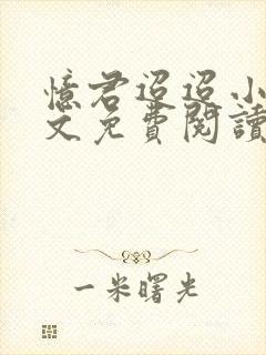 忆君迢迢小说全文免费阅读