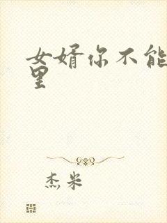 女婿你不能谢在里