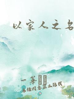 以家人之名原著