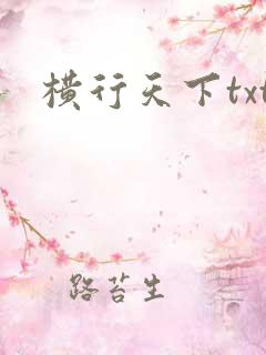 横行天下txt
