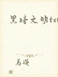 黑暗文明txt
