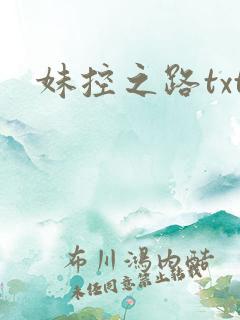 妹控之路txt
