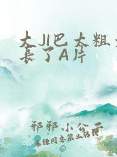 大JI巴太粗太长了A片