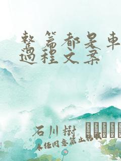 整篇都是车的肉过程文案