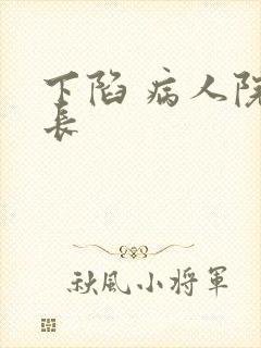 下陷 病人院院长