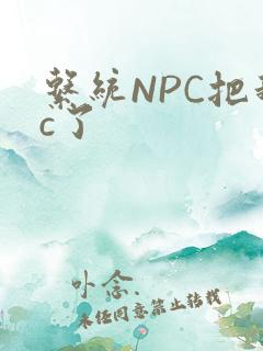 系统NPC把我c了