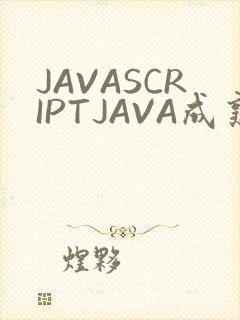 JAVASCRIPTJAVA成熟亲子