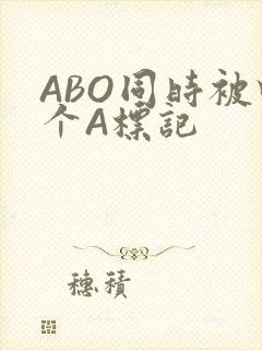 ABO同时被四个A标记