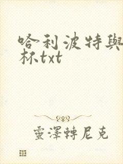 哈利波特与火焰杯txt