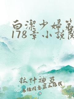 白洁少妇第1一178章小说阅读