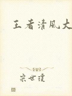 王者清风大结局