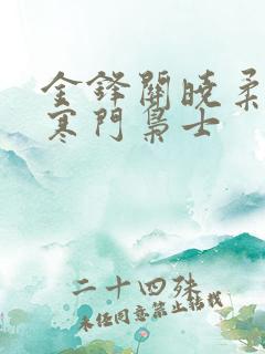 金锋关晓柔小说寒门枭士