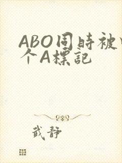 ABO同时被四个A标记