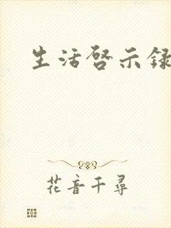 生活启示录结局