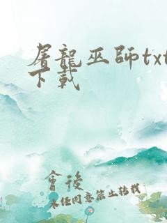 屠龙巫师txt下载