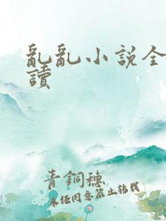 乱乱小说全文阅读