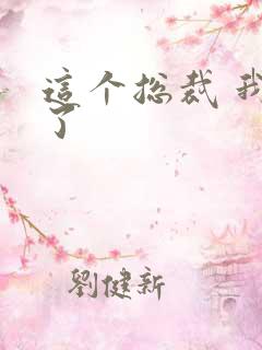 这个总裁 我要了