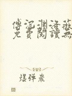 傅沉渊洛薇小说免费阅读无弹窗