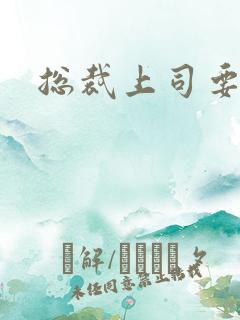 总裁上司要偷心